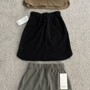 3 LuLuLemon On the Fly Skirts - Size 6 BRAND NEW